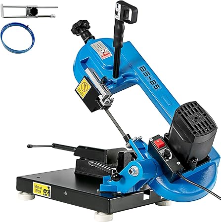 Scie Ruban Metaux Scie A Ruban 1000w Adaptee Pour Les Chantiers Pour Couper Du Bois Du Verre Du Metal Amazon Fr Bricolage