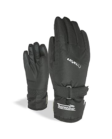 Level Junior Snow Glove - Kid's Black III