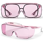 MEIGIX Safety Glasses Anti Fog Goggles Protective Eyewear Blue Light Blocking Anti Dust UV Protection Glasses For Men Women