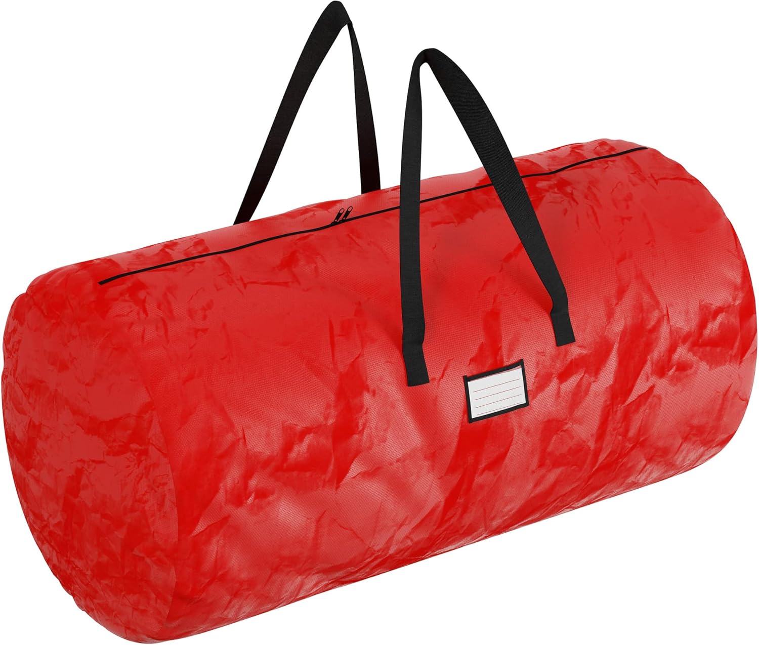 Holiday Décor Storage - Christmas Tree Storage Bag - Polypropylene Tote with Zipper for Holiday Decorations, Inflatables, Garland and 12-Ft Artificial Trees by Elf Stor (Red)