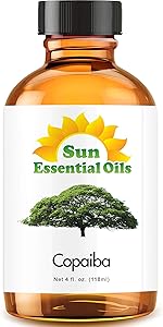 Copaiba Essential Oil (Huge 4oz Bottle) Bulk Copaiba Oil - 4 Ounce