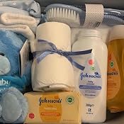 Set Regalo Neonato Personalizzato – Spilla, Orsacchiotto, Scatola E Biglietto – Lucky Sixpence
