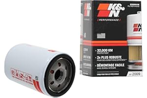 K&N Premium Oil Filter: 20,000 Mile Engine Protection with Wrench Off Nut: Compatible with Select MAZDA/FORD/LINCOLN/DODGE Vehicle Models (See Product Description for Select Models), HP-2009