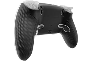 eXtremeRate Beyond-ARC Repair Front Back Cover Kit Compatible with ps5 Edge Controller with Rubberized Grip, Replacement Fron