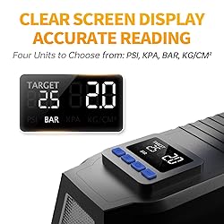 VacLife AC/DC 2-in-1 Tire Inflator - Portable Air