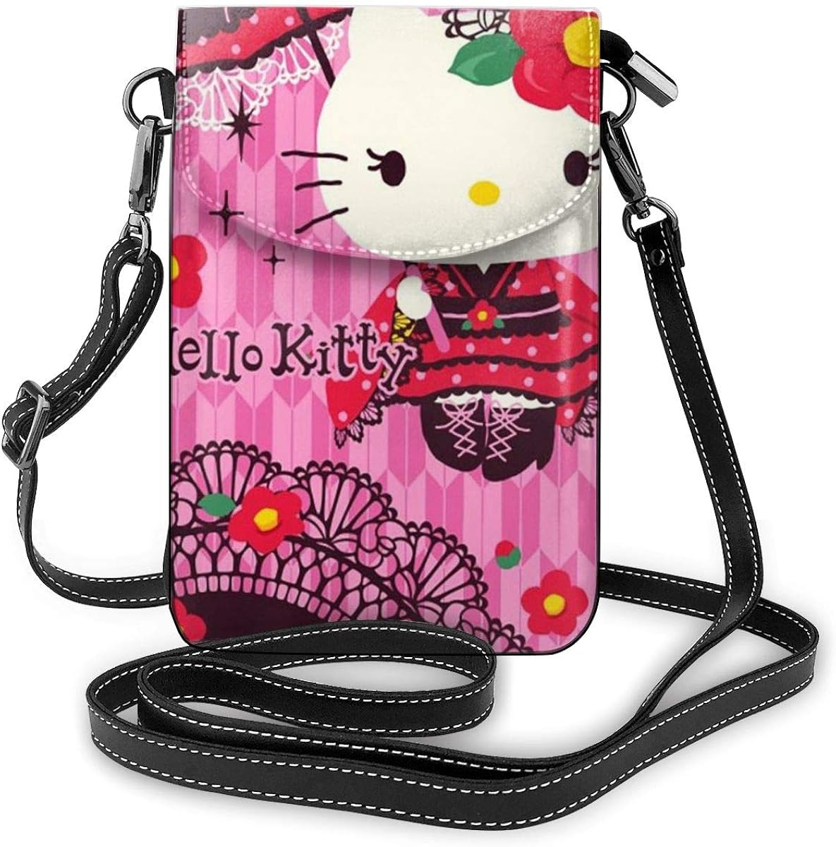 Cute Hello Kitty (2) Cell Phone Purse Shoulder Bag Travel Daypack Women