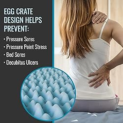 DMI 2-Inch Foam Mattress Topper, Egg Crate Foam Pad