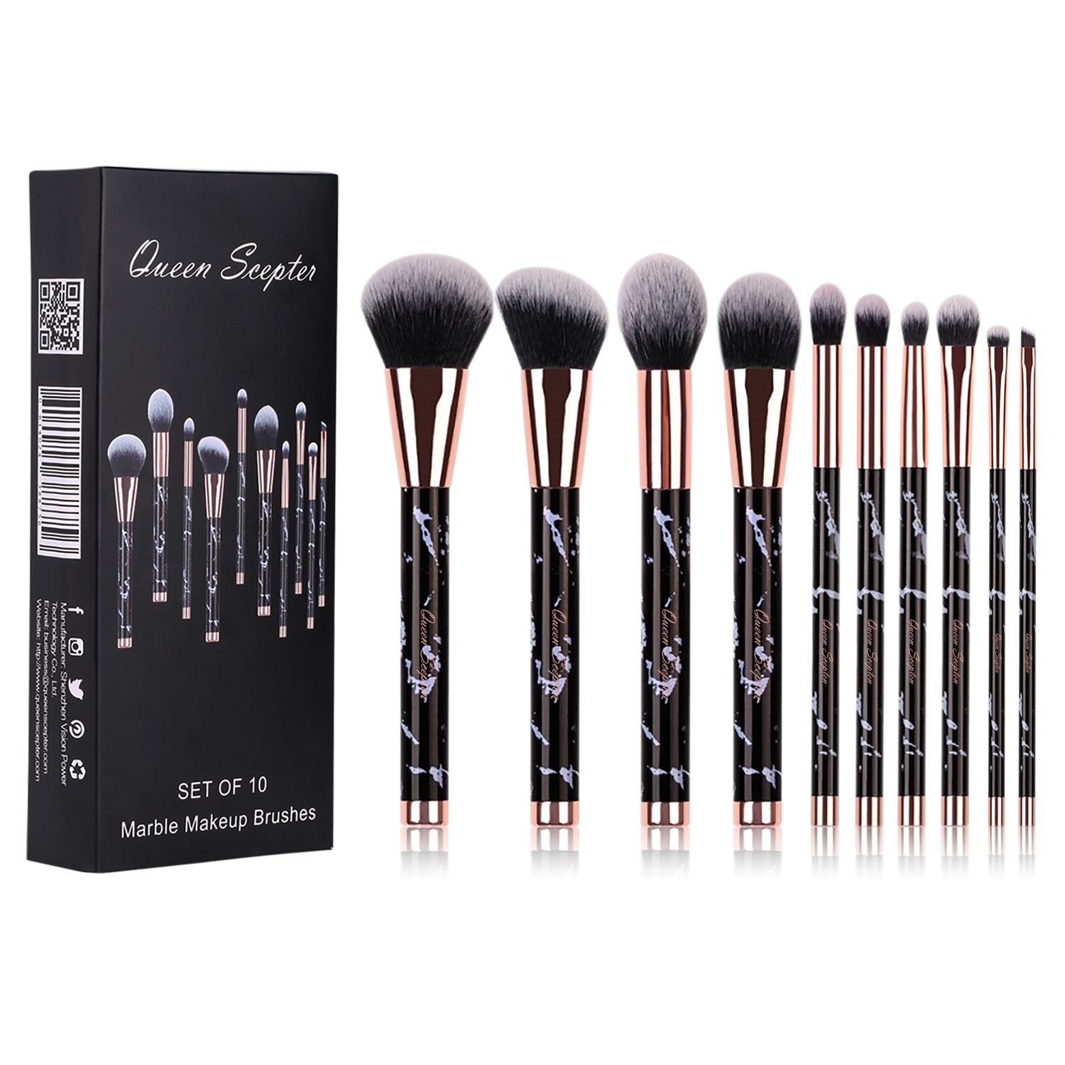 Best 7 Piece Makeup Brush Set Colorful