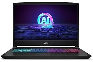 MSI Katana A15 AI 15.6” 144Hz FHD Gaming Laptop: Ryzen 7-8845HS, NVIDIA Geforce RTX 4060, 32GB DDR5, 1TB NVMe SSD, Cooler Boost 5, Win 11: Black B8VF-448US