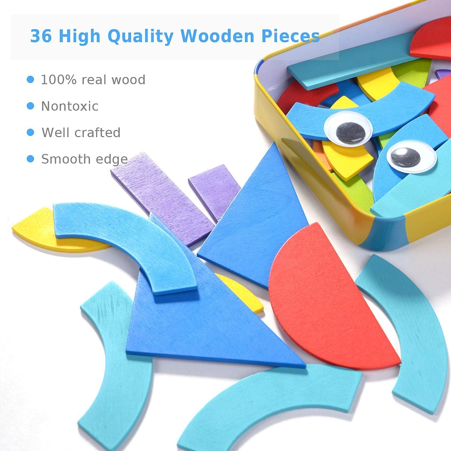 bloques de madera montessori