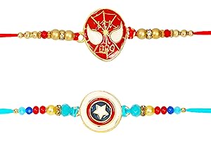 TrendBell Rakhi for Small Brothers – Set of 2 Rakhis | Raksha Bandhan Rakhi from Sister Rakhi for Little Brothers Rakhi for Sister Rakhee for Brother