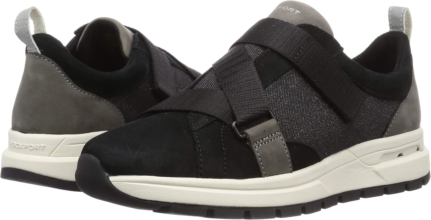 【ロックポート】パルステック ウィメンズ スニーカー Z-ストラップ ブラック