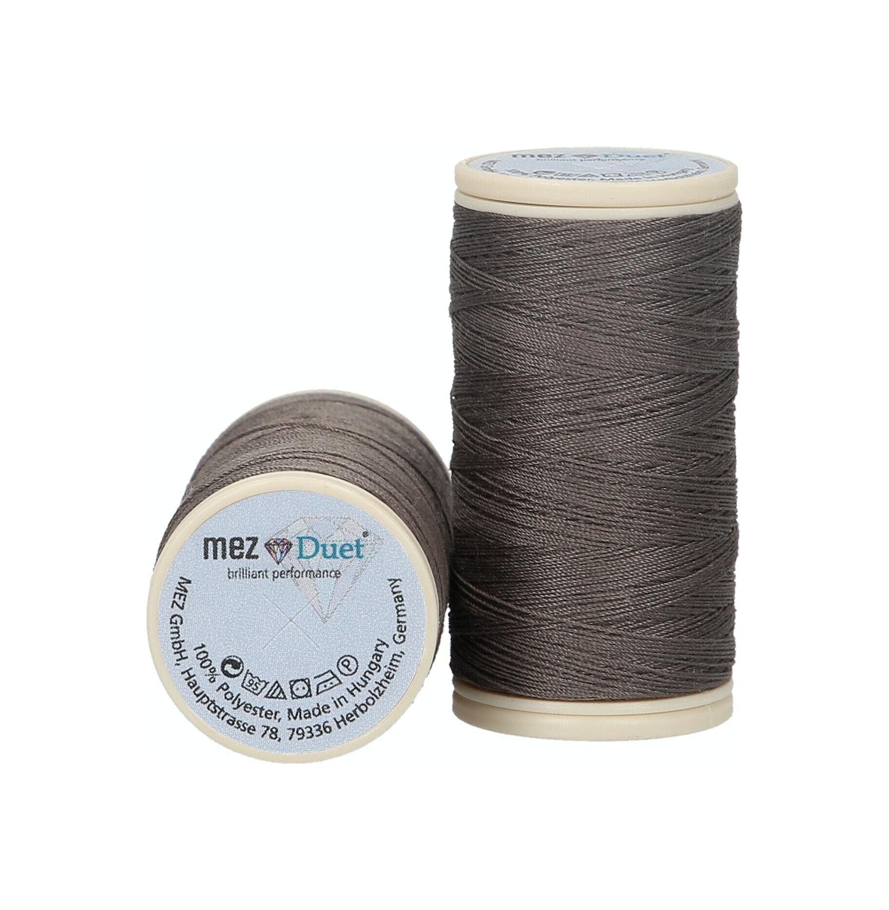 MEZ Duet Strength 100 4645100-05005 Brown Sewing Thread, 100% Polyester, 100 m โ image 1
