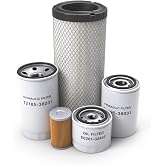 AxleyHub 5Pcs Maintenance Filter Kit for Kioti CK25 CK27 CK30 CK35 Tractor | Replace 84612-43160, T2185-38031, T2195-38031, P822768, E7230-11081, E6201-32443