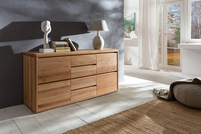 VERONA Sideboard 2-trg 4-Sk Kernbuche Buche geölt