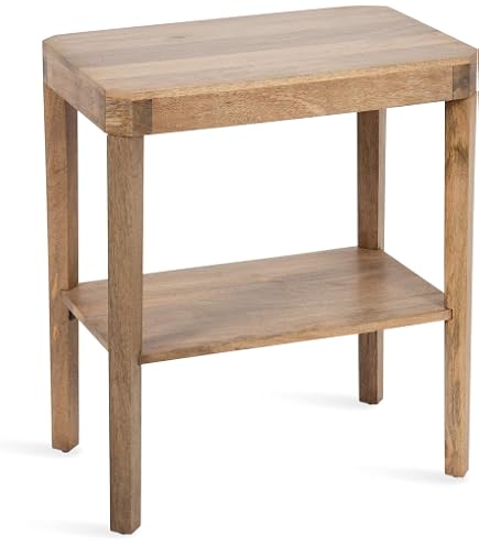 Amazon.com: Kate and Laurel Talcott Modern Rectangle Wood Side