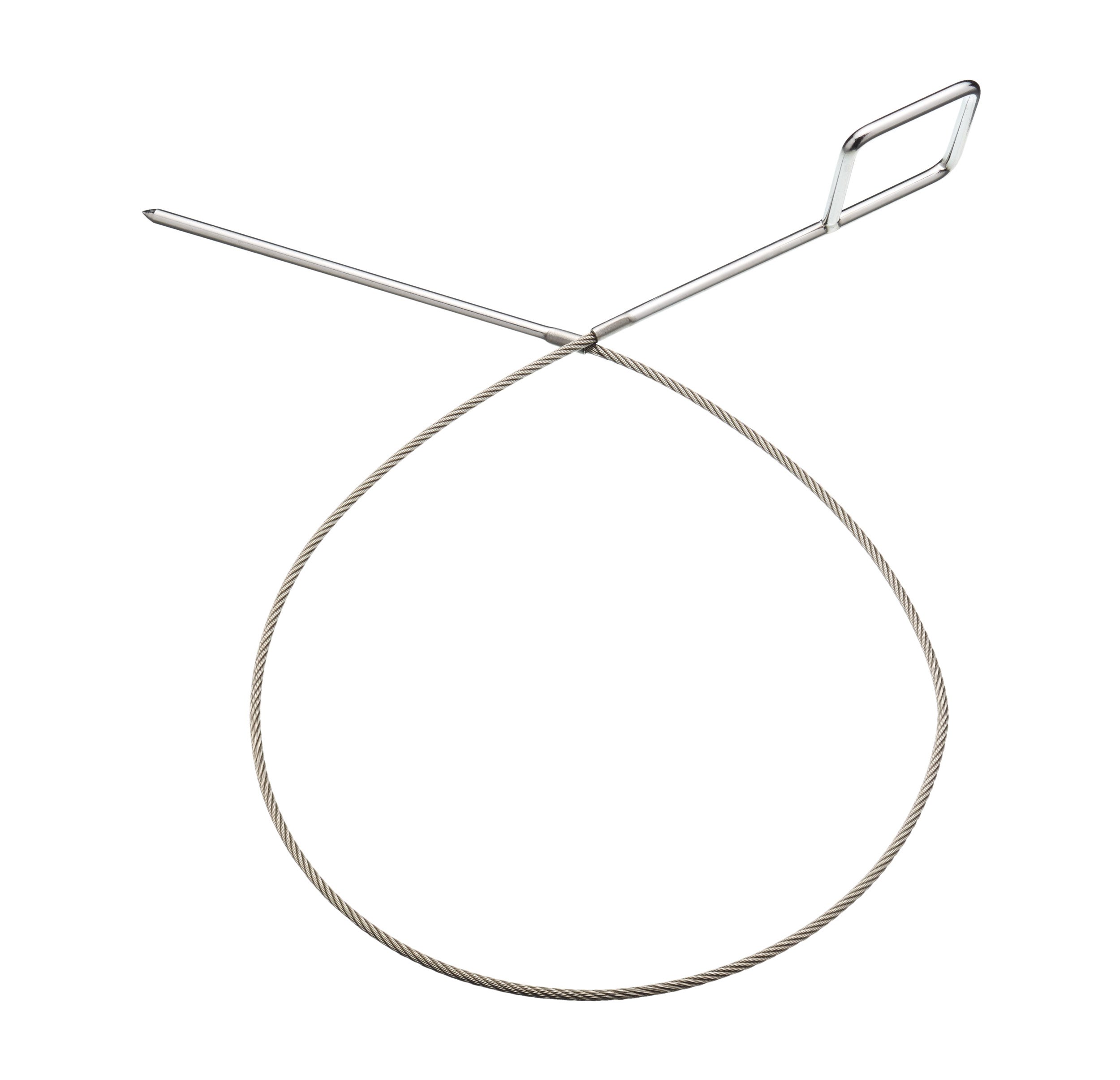 KitchenCraft KCSKEWERFLEX Flexible Stainless Steel 73 cm Kebab Skewer, Silver