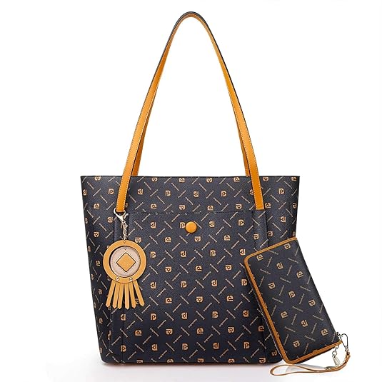 Buy Designer Tote Bags for Women with Matching Wallet (Blue) at Amazon.in