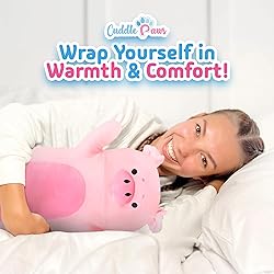 Cuddle Paws Big Pig Plush Body Pillow for Kids