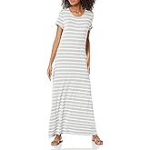 Amazon Essentials womens Short-Sleeve Maxi Dress, Flowy