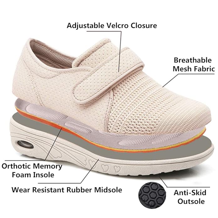  Ztl Womens Breathable Adjustable Slip On