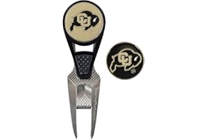 Team Effort Collegiate CVX Ball Mark Repair Tool & 2 Ball Markers