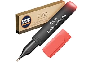 GAYA Conductivity Tester for Grounding Products – Instant Result, Easy to Use Conductivity Tester for Earthing Mats, Sheets & Wristbands – Portable & Reliable Ground Earthing Test – Battery Included
