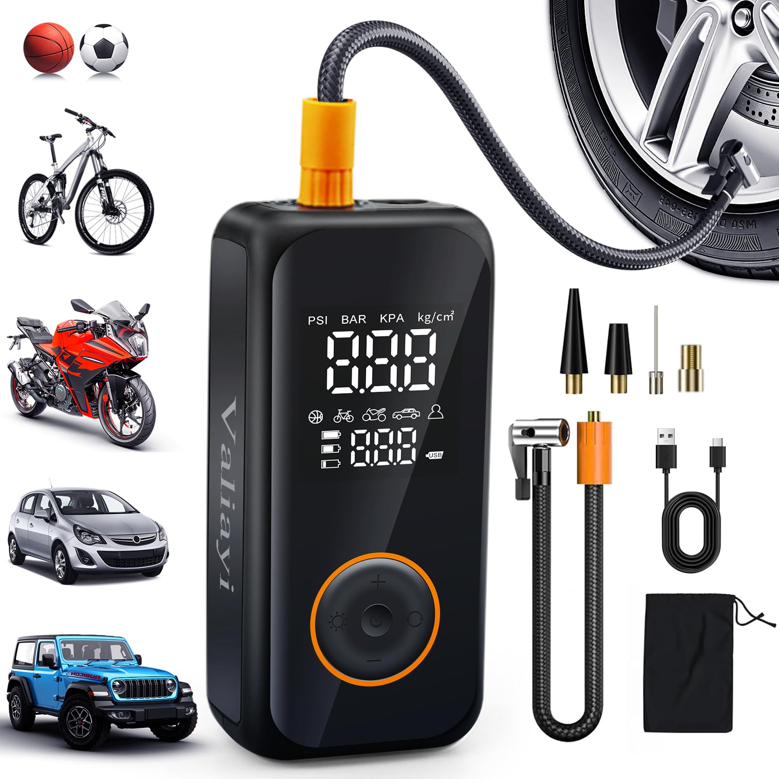 Budget Pick: Tire Inflator Portable Air Compressor (B0FC2GQ566)