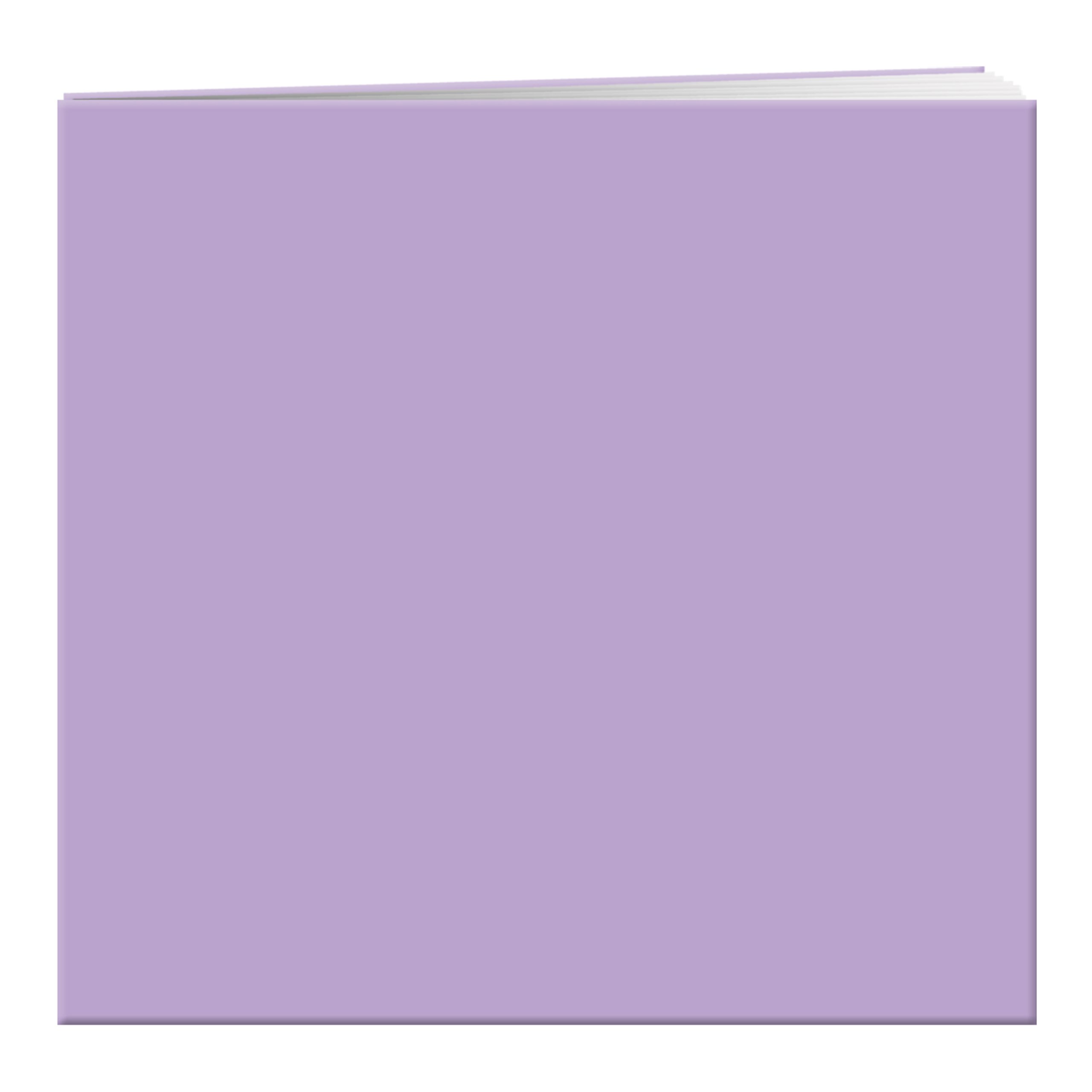 Pioneer Photo Albums Pastel Leatherette Post Bound Album x 12 inches-Lavender, Vinyl