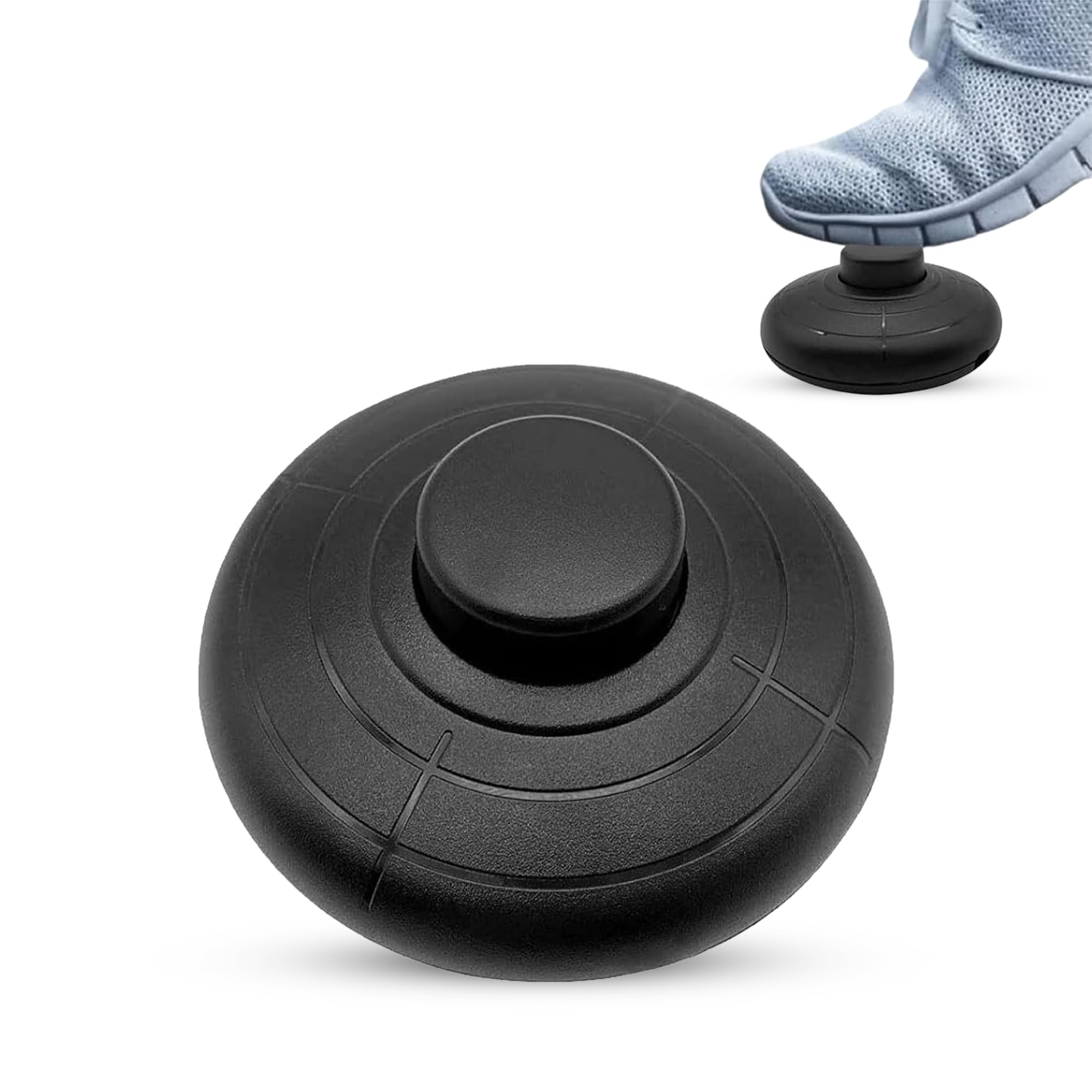 Round In Line Foot Switch For Floor Lamp – Ideal for Light Lamps, Standing Lamps, and Table Lamps
