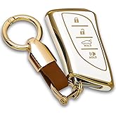 wnilian for Lexus Key fob Cover Keychain KeyCase Compatible with 2018-2024 ES350 RX350h LC500h LS500h UX200 UX250h ES250 ES300h GX460 NX350 NX450