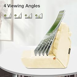 MOSISO Tablet Pillow Stand,Soft Tablet Holder for