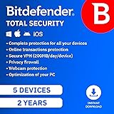 Bitdefender Total Security - 5 Devices | 2 year