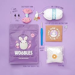 The Woobles Beginners Crochet Kit with Easy Peasy