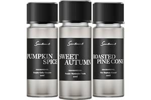 Scentiment Fall Diffuser Oil Discovery Kits - Top 3 Fall Scents | Aromatherapy Home Fragrance | Luxurious Scent with Notes of Sweet Autumn, Pumpkin Spice, Roasted Pine Cone, 20ml