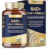 Totaria NAD Supplement for Women Men with nicotinamide riboside resveratrol,Quercetin, Betaine Boost NAD+ Levels NAD Plus Supplement for Anti Aging, Energy, Immune, Focus 120 Capsules