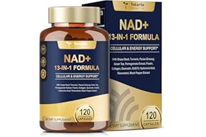 Totaria NAD Supplement for Women Men with nicotinamide riboside resveratrol,Quercetin, Betaine Boost NAD+ Levels NAD Plus Supplement for Anti Aging, Energy, Immune, Focus 120 Capsules