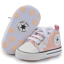 KKIIDDSS Unisex Baby Girls Boys Canvas High-top