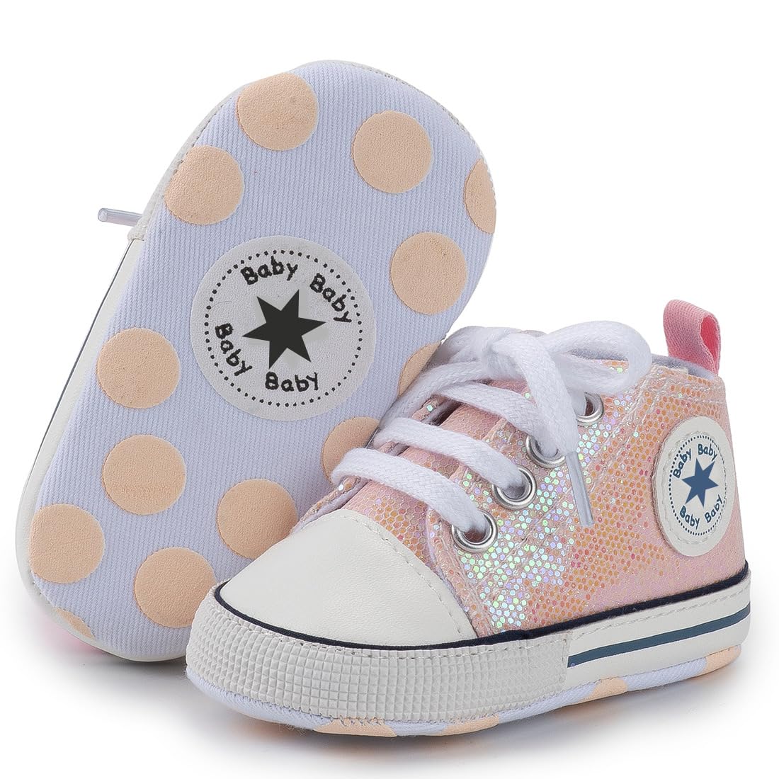 KKIIDDSS Unisex Baby Girls Boys Canvas High-top