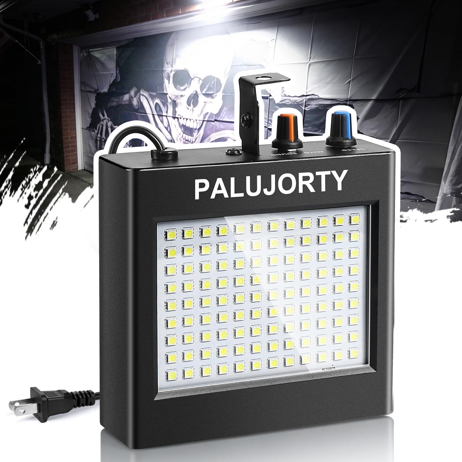 108 LED Strobe Light with Adjustable Speed, Sound-Active & Auto-Flash Modes | Elevate your home parties with our exclusive ac