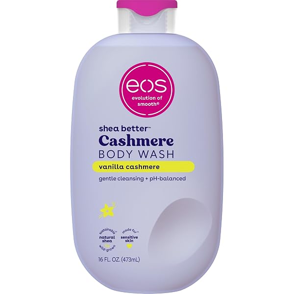 EOS BODY WASH, VANILLA, MOISTURIZING CREAMY GEL FORMULA...