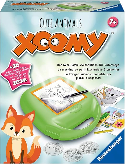 Ravensburger Xoomy 18124 18124-XOOMY Midi Cute Animals, Mehrfarbig