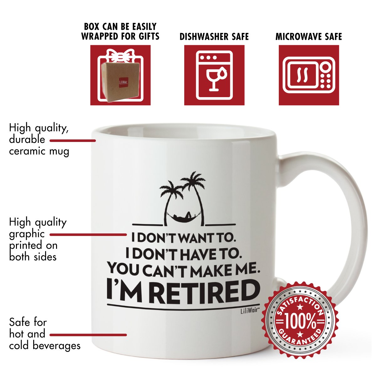 Funny Retirement Gifts Gag for Women Men Dad Mom Valentines Day Husband