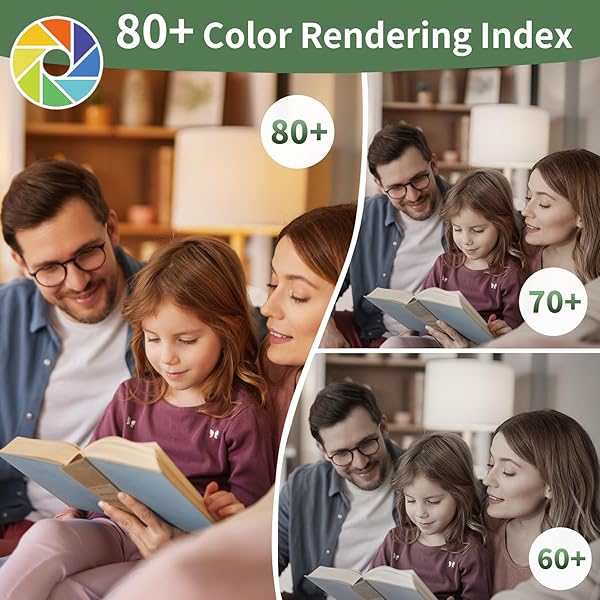 EVELOR A19 LED LIGHT BULBS,60 WATT EQUIVALENT DAYLIGHT 5000K WITH E26 BASE,EFFICIENT 9W,800 LUMENS NON-DIMMABLE LED BULBS,15000 HOURS, IDEAL FOR BEDROOM LIVING ROOM, 4-PACKS