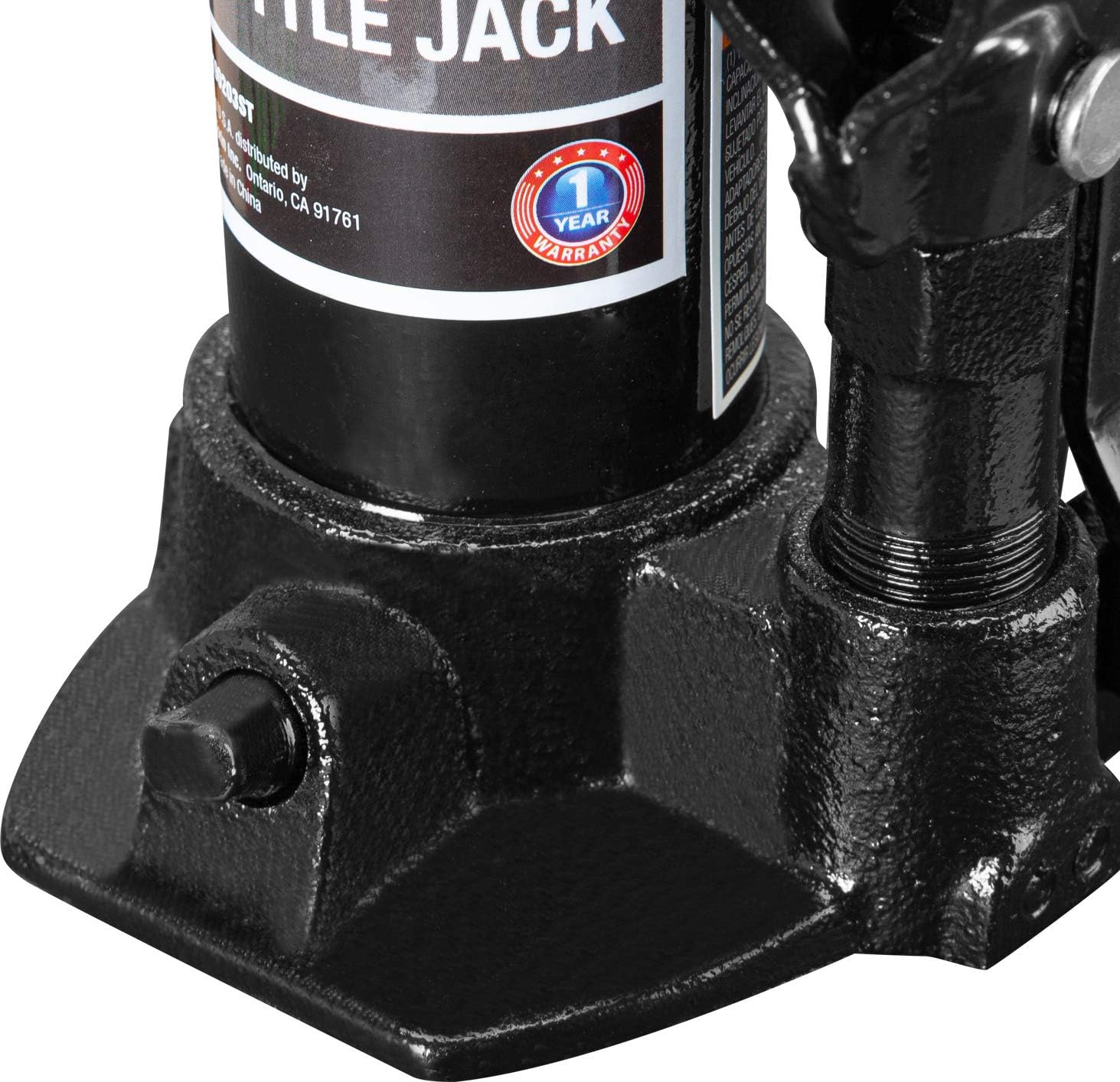 Torin TAM90203S Hydraulic Welded Bottle Jack with Blow Mold Carrying Storage Case, 2 Ton (4,000 lb) Capacity, Black: Automotive