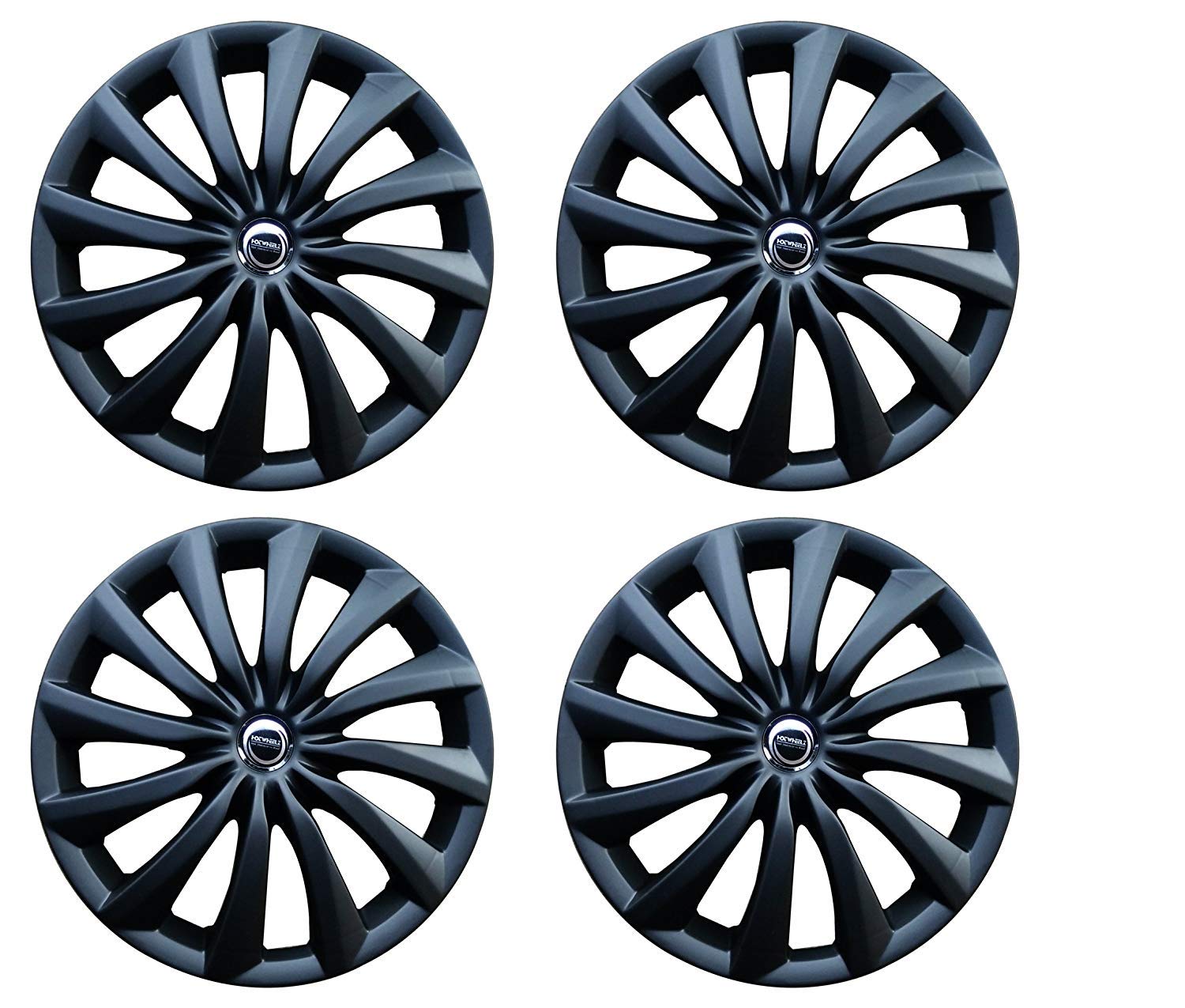 Hotwheelz Sporty 14inch Wheel Cover (Set of 4, Black) Amazon.in Car