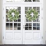 COLORSPEC Eucalyptus Wreath 20 Inch Front Door Decor Green Spring view 7