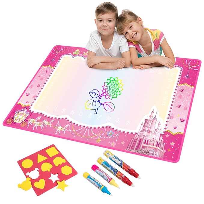 Vidillo Doodle Matte, Wasser Doodle Zeichnung Matte Kinder Spielzeug Große Magie Kleinkinder Malerei Board Schreibmatten Scri