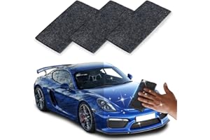 MANN-FILTER 3PCS Nano Sparkle Cloth for Car Remover, Upgraded Nano Sparkle Cloth for Car Scratches, Nano Magic Cloth Easy to Repair Light Scratched Water Spots for Vehicles,Gray