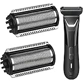 2 Pack Foil Replacement Blades Compatible with Manscaped The Lawn Mower 5.0 Ultra Groin & Body Hair Trimmer,Stainless Steel Foil Blades for Smooth and Close Shaving.